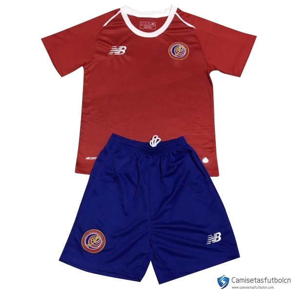 Camiseta Seleccion Costa Rica Primera equipo Niños 2018 Rojo